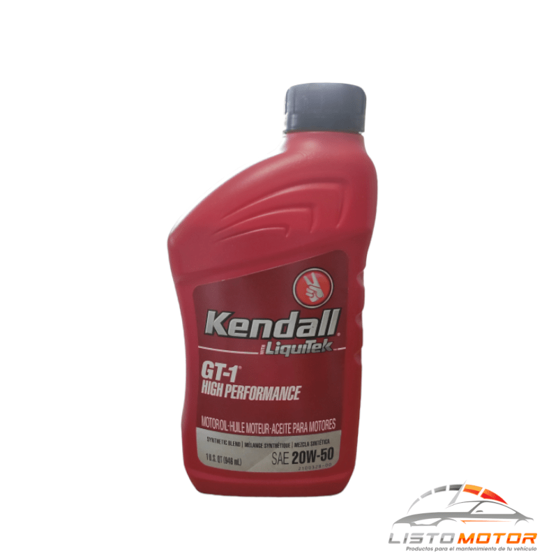 kendal 20w50 cuarto